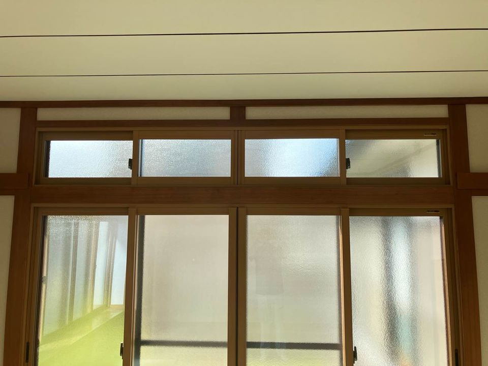 和室に内窓を付けて二重窓に
