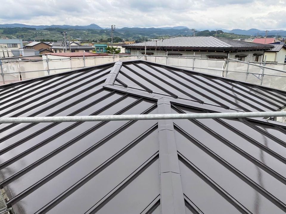 金属屋根に葺き替え(工事後)